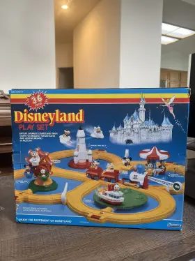 7905 Playmates Disneyland Playmate Play Set - New In Box Vintage 1986 Disney
