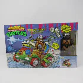 84300 Playmates Tmnt Wacky Action Toilet Taxi Playset With Exclusive Donatello Figure New Sealed
