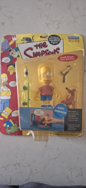99102 Playmates Bart Simpson The Simpsons Interactive Action Figure Boxed