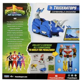 Playmates Toys 037873994464 Mighty Morphin Power Rangers Triceratops Combinable Dinozord