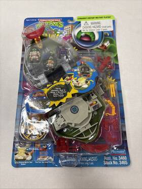 Playmates Toys 043377034650 Tmnt Mini-mutant Leonardo Mutant Military Playset - Nib Rare