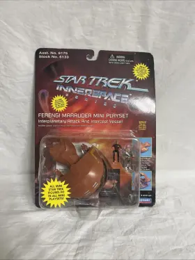 Playmates Toys 043377061335 Star Trek Innerspace Series Ferengi Marauder Mini Playset- Interplanetary Attack