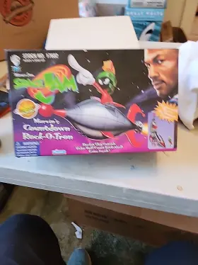 Playmates Toys 043377176824 Vtg Space Jam Marvin The Martian Countdown Rockotron Rocket Warner Bros New T11