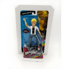 Playmates Toys 043377504283 Miraculous Adrien Agreste Cat Noir 6 Inch Zag Action Figure Nib