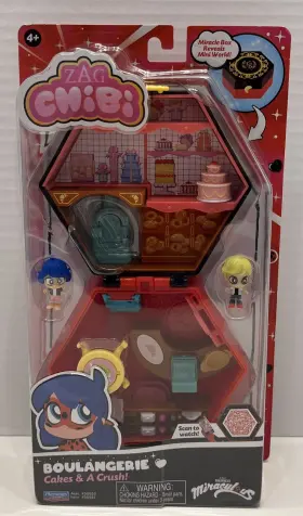 Playmates Toys 043377505518 Zag Chibi Boulangerie Cakes And A Crush Miraculous Miracle Box New