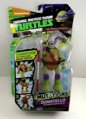 Playmates Toys 043377915225 Teenage Mutant Ninja Turtles Donatello Mutations Pet To Figure Nib Tmnt
