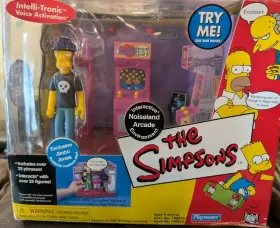 140674 Playmates Toys Arcade Playset Thesimpsons Wos Interactive Jimbo Jones Pinball Free Ship- Nib