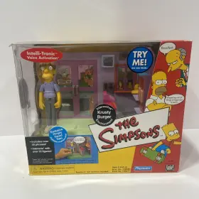 140680 Playmates Toys The Simpsons Krusty Burger Interactive Playset Pimply Faced Teen