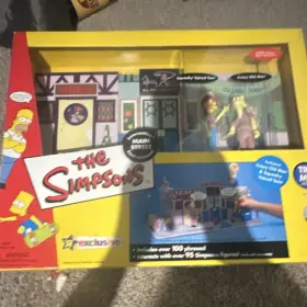 140699 Playmates Toys The Simpsons Main Street Squeaky Voiced Teen Crazy Old Man