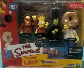 199154 Playmates Toys The Simpsons Treehouse Of Horror Interactive Exclusive Playset
