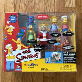 Playmates Toys 199168 The Simpsons Family Christmas Playset R Us Voice Activation