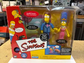 199182 Playmates Toys The Simpsons High School Prom With Homer And Marge World Of Springfield Wos