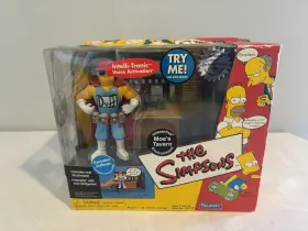 199185 Playmates Toys The Simpsons Interactive Moes Tavern Playset Voice Activation Duffman