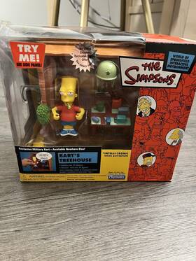 Playmates Toys 199240 The Simpsons Figure Lot Bart Treehouse Judge Snyder Sherri And Terri