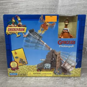 40223 Playmates Toys Vintage 2000 Chicken Run Gingers Chickenpult Playset Figure By Boxed