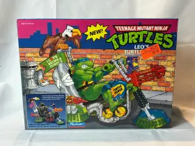 5698 Playmates Toys 1991 Tmnt Leos Turtle Trike Factory Sealed In Box
