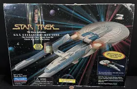 Ncc-2000 Playmates Toys 6127 1995 Star Trek The Movie Collection Uss Excelsior Ship 012947
