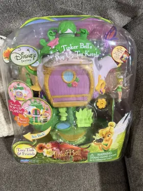 74614 Playmates Toys Tinker Bell Disney Fairies Playset Lost Treasure 2009 Doll Set