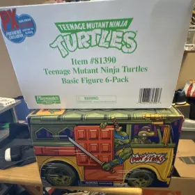 81390 Playmates Toys Teenage Mutant Ninja Turtles 6-pack Playset Px Previews Exclusive