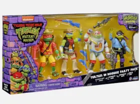 83342 Playmates Toys Tmnt Mutant Mayhem Turtles In Disguise 4-pack Action Figures New