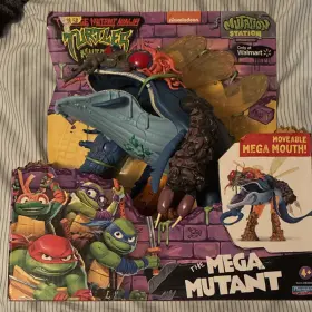 83405 Playmates Toys Tmnt Mutant Mayhem Mega Playset Moveable Mouth