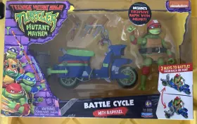 83432 Playmates Toys Tmnt Battle Cycle Playset With Raphael Figure And Helmet 83432 Playmates Toys Tmnt Battle Cycle Playset With Raphael Figure And Helmet