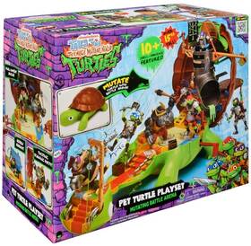 Playmates Toys 84384 Tmnt -84384- Tales Of The Mutating Battle Arena Pet Turtle Playset