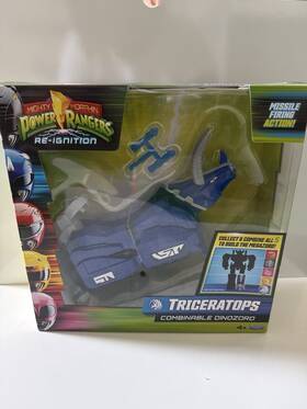 Playmates Toys 85720 Power Rangers Triceratops Combinable Dinozord Re-ignition