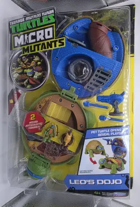 87810 Playmates Toys Tmnt Leonardo Micro Mutants Playset With Figures