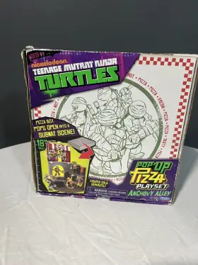 95031 Playmates Toys Teenage Mutant Ninja Turtles New Pop-up Pizza Playset Anchovy Alley Tmnt Nib Rka
