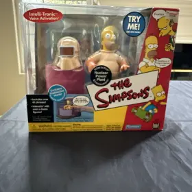 99123 Playmates Toys Nuclear Power Plant Playset Simpsons Wos Interactive Radioactive Homer Figure