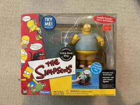 99126 Playmates Toys Wos Simpsons Playset Comic Book Shop Interactive Figure Guy -