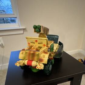 Playmates Toys Mm-796452 1992 Teenage Mutant Ninja Turtles Raphel Muta-carrier Incomplete