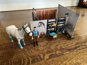 62506 Playmobil Bruder #62506 Horse Barn Play Set - New