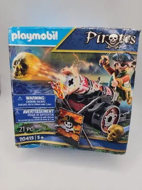 70415 Playmobil Box Damage - Pirate With Cannon Pirates Playset