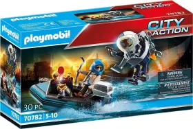 70782 Playmobil Police Jet Pack With Boat