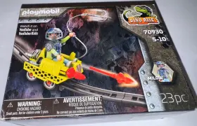 70930 Playmobil Dino Rise Mine Cruiser 23 Pieces Dinosaur Action Figure Milow