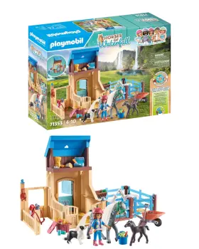 71353 Playmobil Animal Adventures Playset With Amelia Horse And Alpacas For Ages 5 Up