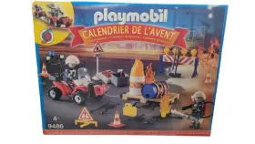 9486 Playmobil Advent Calendar - Construction Site Fire Rescue