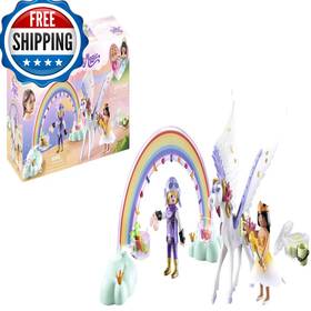 Playmobil B0bt8b4jm8 Pegasus Rainbow In The Clouds 71361