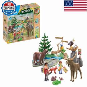 Playmobil B0bv6l4qfw Wiltopia 71403 Excursion To The Animals Of America Sustainable Toys