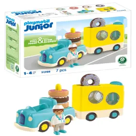 B0cs89ptyw Playmobil Junior Donut Truck Stacking And Sorting Feature 71702