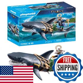 Playmobil B0dlgmvr4c Giant Shark Pirate 71793