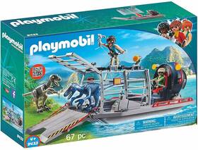 Playmobil - Cranbury 10741 Enemy Airboat With Raptor Building Set