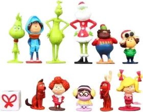 Playset 794604431024 The Grinch Who Stole Christmas With Character Figures And Accessories