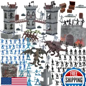 B0d56lyqgz Plustopoy Medieval Castle Knight Toy Soldier Figures Army Men Toys Set