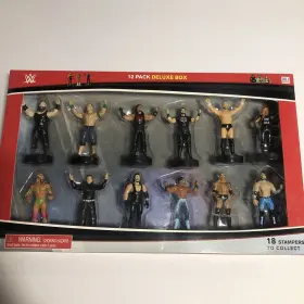 Pmi 810065181060 Wwe Superstar Stampers 12-pack Deluxe Box Mini Action Figures Cake Decorating