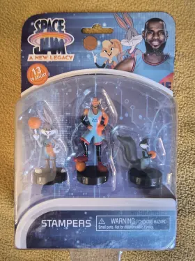 Psj920 Pmi Space Jam A New Legacy 4-pack Figures Bugs Bunny Lebron Stampers Nib