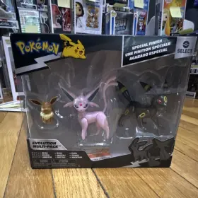 Pkw2994 Pok Mon Jazwares Select Evolution Multi-pack Special Finish Figures Eevee Espeon Umbreon
