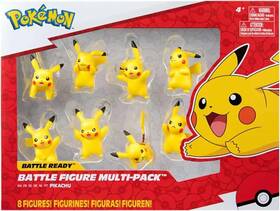 Pok Mon Pklv2804/1v2600a Pikachu 8 Figure Playset Battle Ready Cartoon Tv Character Boxed